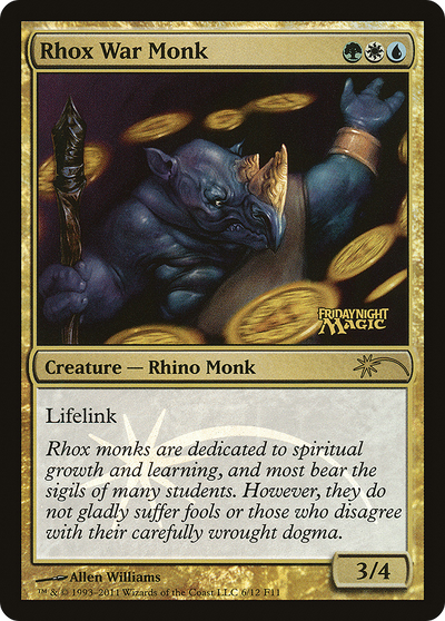 Rhox War Monk (FNM-006) - Friday Night Magic 2011 Foil