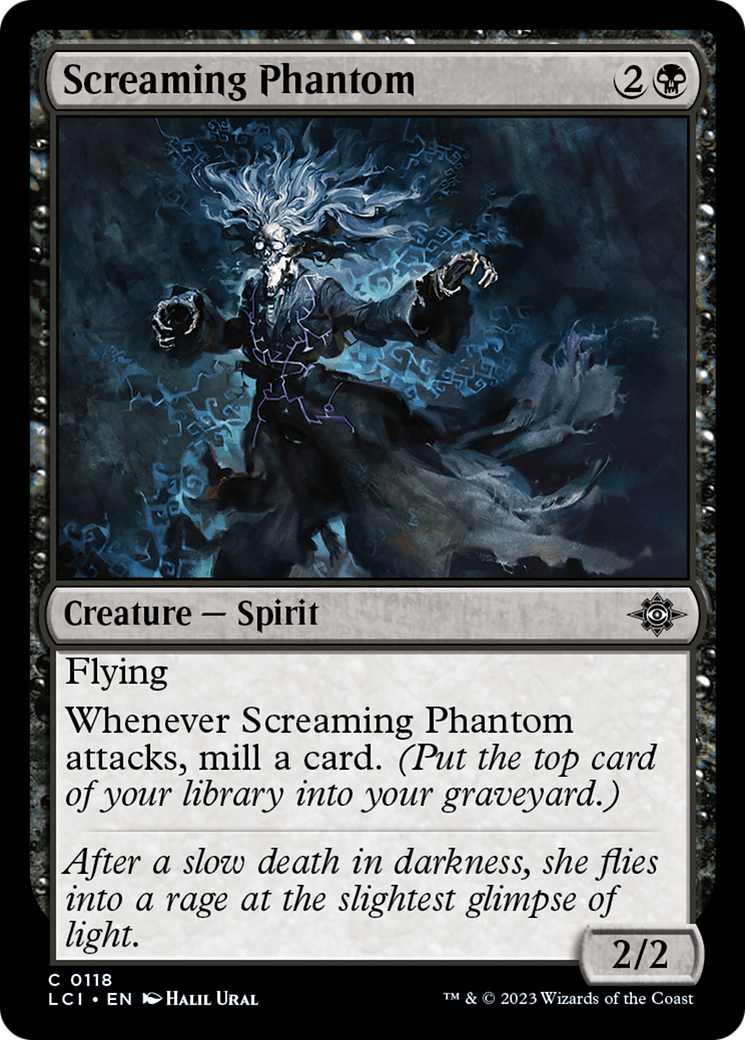Screaming Phantom (LCI-118) - The Lost Caverns of Ixalan Foil
