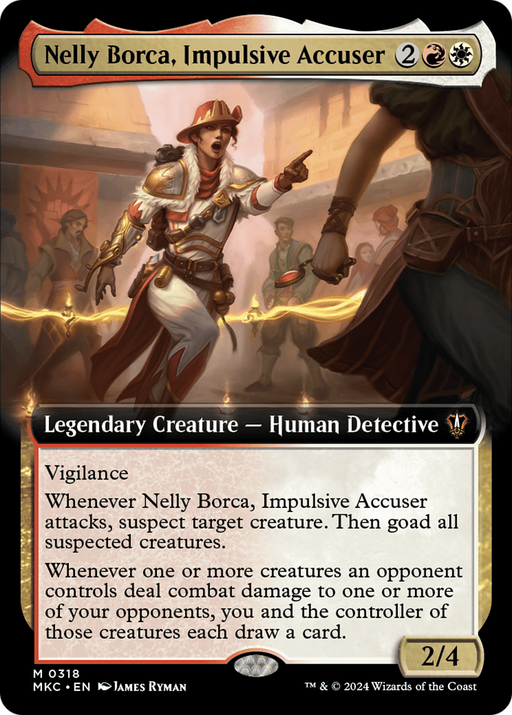 Nelly Borca, Impulsive Accuser (MKC-318) - Murders at Karlov Manor Commander: (Extended Art)