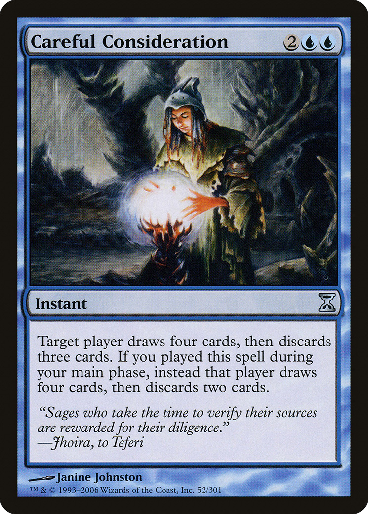 Careful Consideration (TSP-052) - Time Spiral Foil