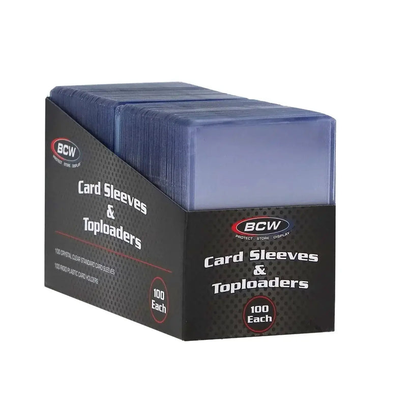 BCW 100-Count Card Sleeve & Toploader Combo Pack
