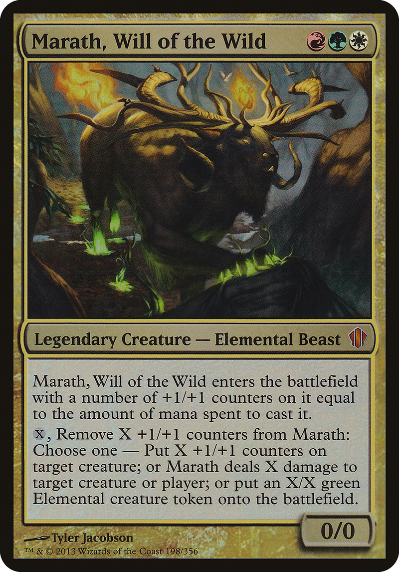 Marath, Will of the Wild (OVER-198) - Commander 2013 Oversized Foil
