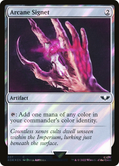 Arcane Signet (40K-227★) - Warhammer 40,000 Commander Foil