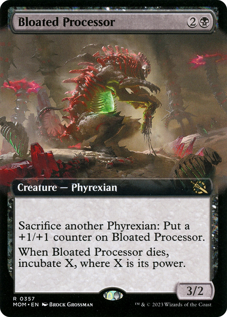 Bloated Processor (MOM-357) - March of the Machine: (Extended Art) Foil