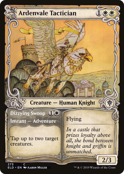 Ardenvale Tactician // Dizzying Swoop (ELD-273) - Throne of Eldraine: (Showcase)