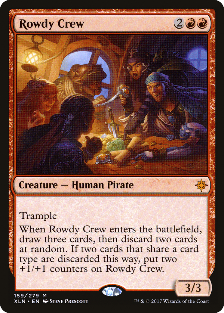 Rowdy Crew (XLN-159) - Ixalan Foil