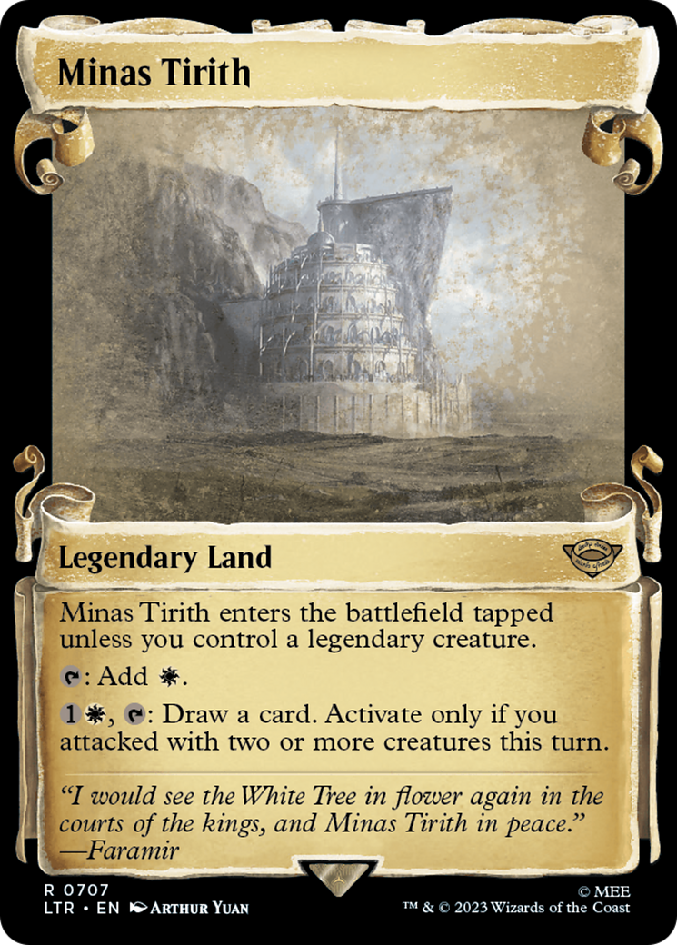 Minas Tirith (LTR-707) - The Lord of the Rings: Tales of Middle-earth: (Showcase) Foil