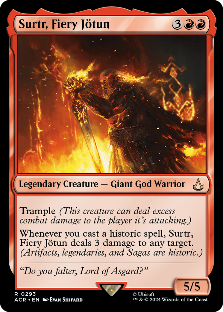 Surtr, Fiery Jötun (ACR-293) - Assassin's Creed Foil