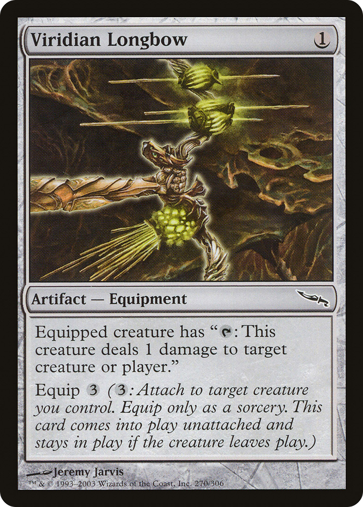 Viridian Longbow (MRD-270) - Mirrodin Foil