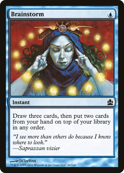 Brainstorm (CMD-040) - Commander 2011