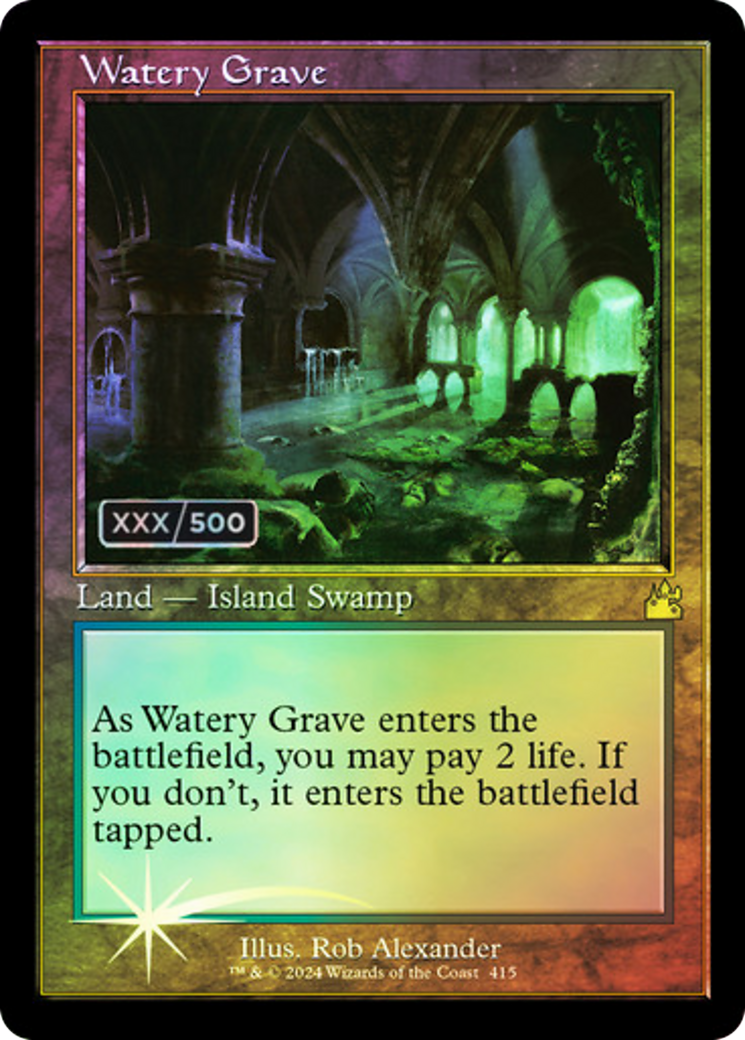 Watery Grave (RVR-415) - Ravnica Remastered Foil