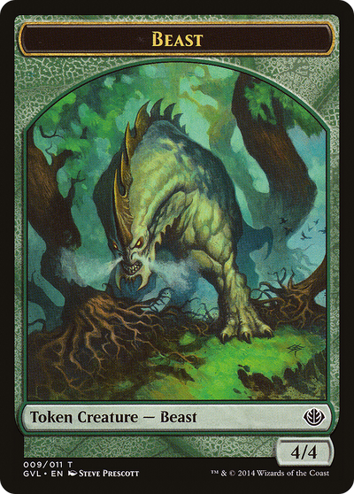 Beast (DD3-009) - Duel Decks Anthology: Garruk vs. Liliana Tokens