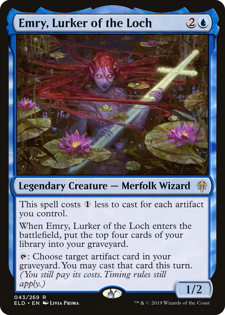 Emry, Lurker of the Loch (ELD-043) - Throne of Eldraine Foil