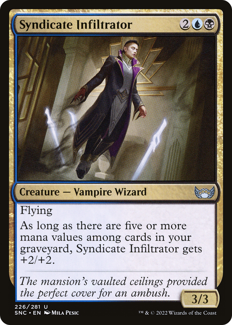 Syndicate Infiltrator (SNC-226) - Streets of New Capenna Foil