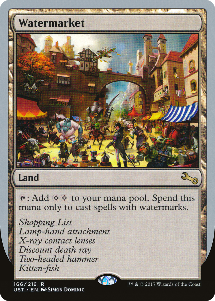 Watermarket (UST-166) - Unstable