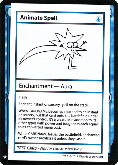 Animate Spell (CMB1-) - Mystery Booster Playtest Cards 2019