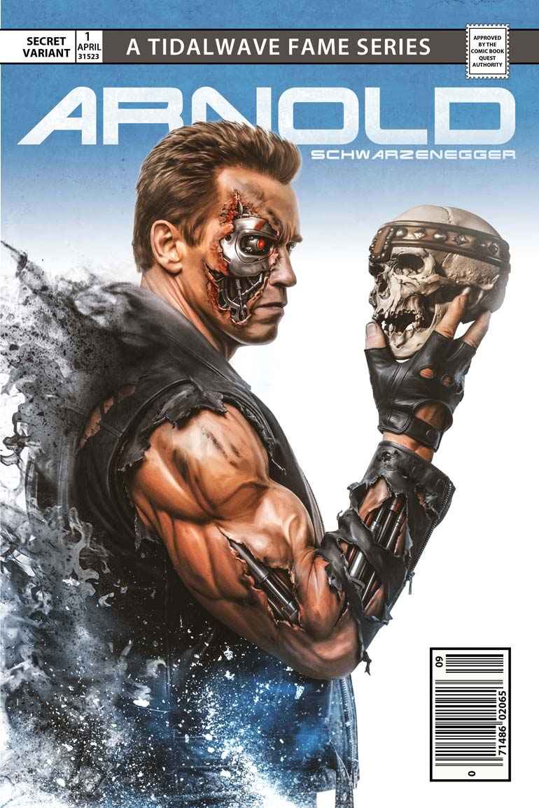 Arnold Schwarzenegger #1 Ultraraw26 Secret Blue Error Trade Variant LTD 70