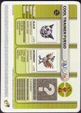 Pokémon Battle-e - Iron Defense Cool Trainer Fuego