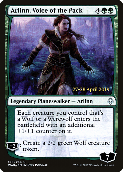 Arlinn, Voice of the Pack (PRE-150S) - War of the Spark Promos Foil