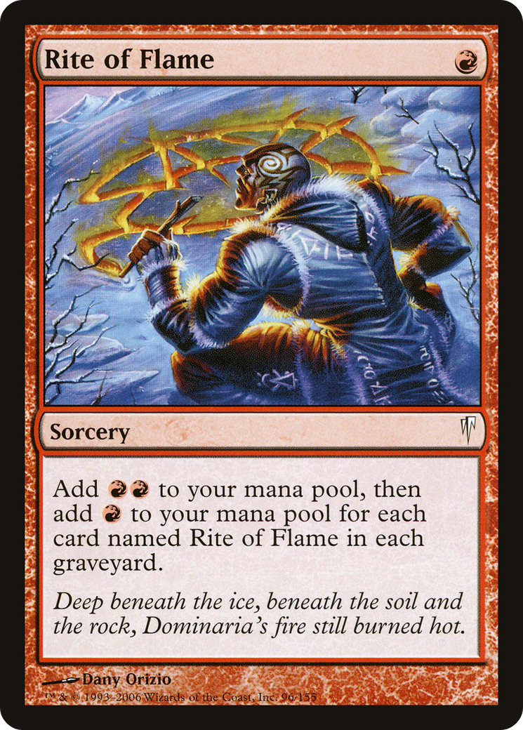 Rite of Flame (CSP-096) - Coldsnap Foil