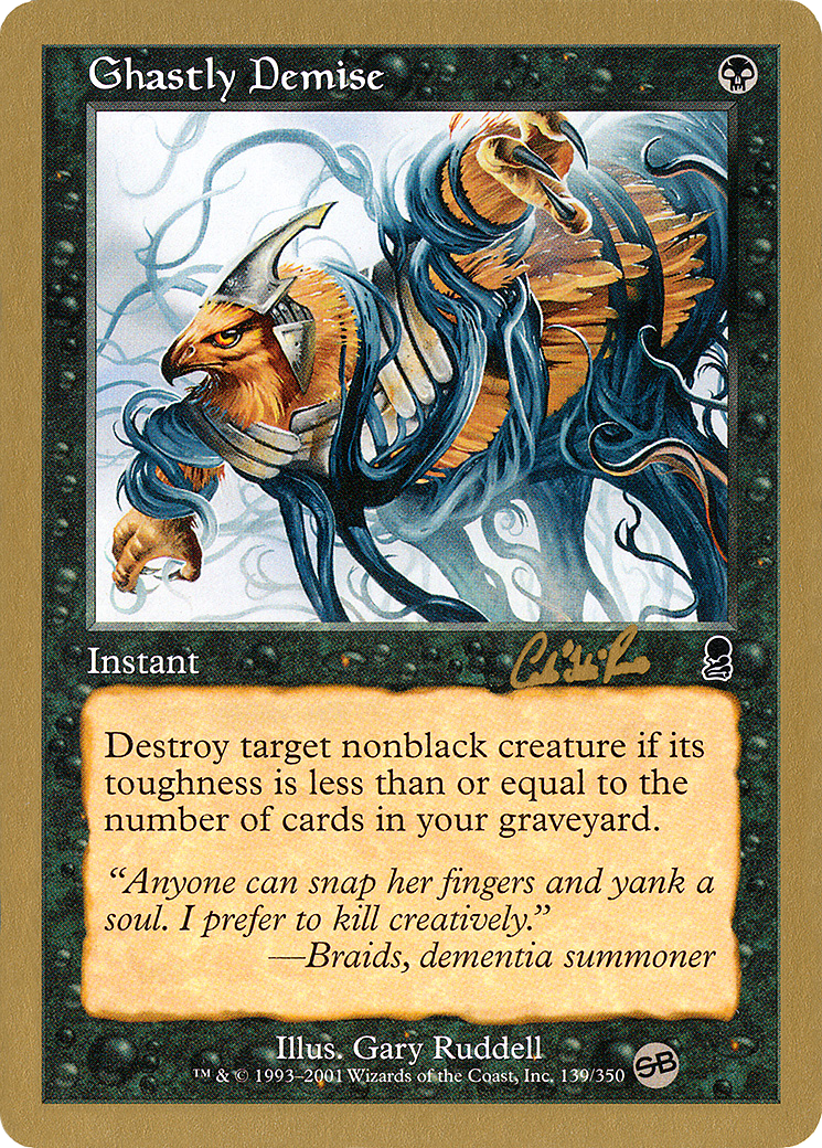 Ghastly Demise (WCD-CR139SB) - World Championship Decks 2002