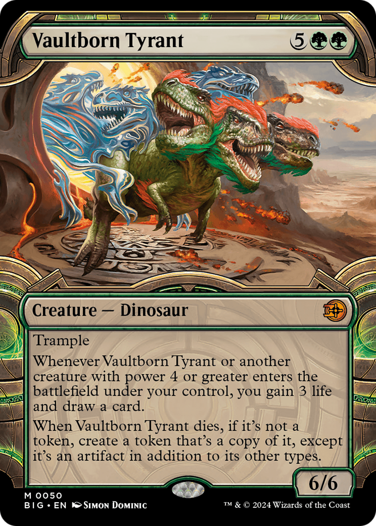 Vaultborn Tyrant (BIG-050) - The Big Score: (Showcase) Foil
