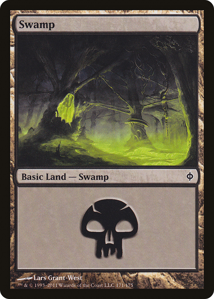 Swamp (NPH-171) - New Phyrexia Foil