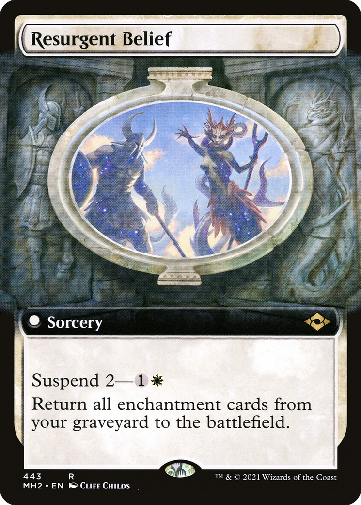 Resurgent Belief (MH2-443) - Modern Horizons 2: (Extended Art) Foil