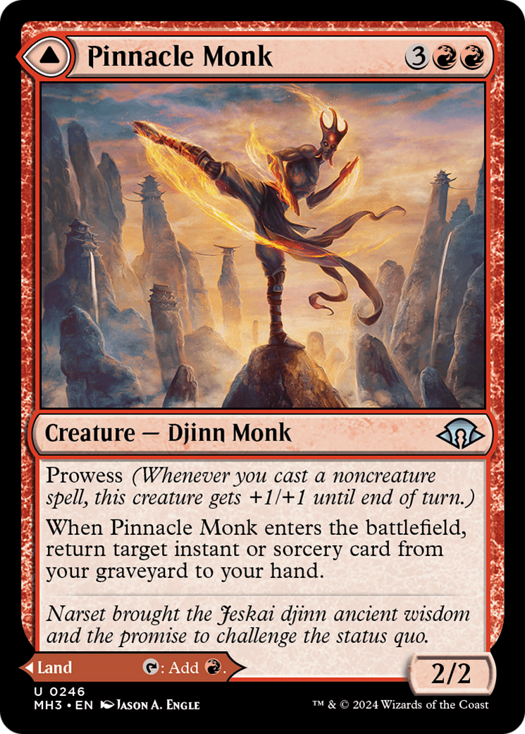 Pinnacle Monk (MH3-246) - Modern Horizons 3 Foil