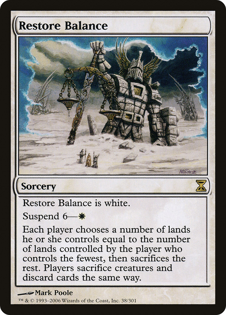 Restore Balance (TSP-038) - Time Spiral