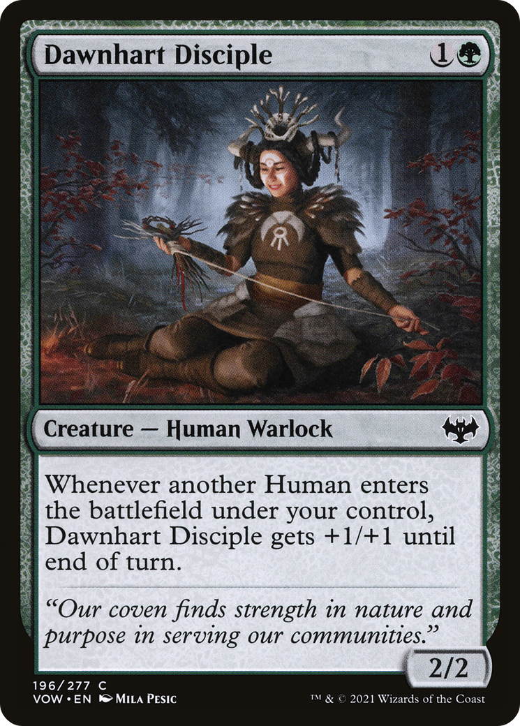 Dawnhart Disciple (VOW-196) - Innistrad: Crimson Vow Foil