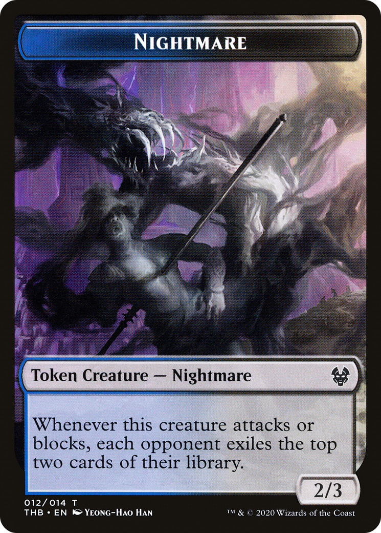 Nightmare (THB-012) - Theros Beyond Death Tokens