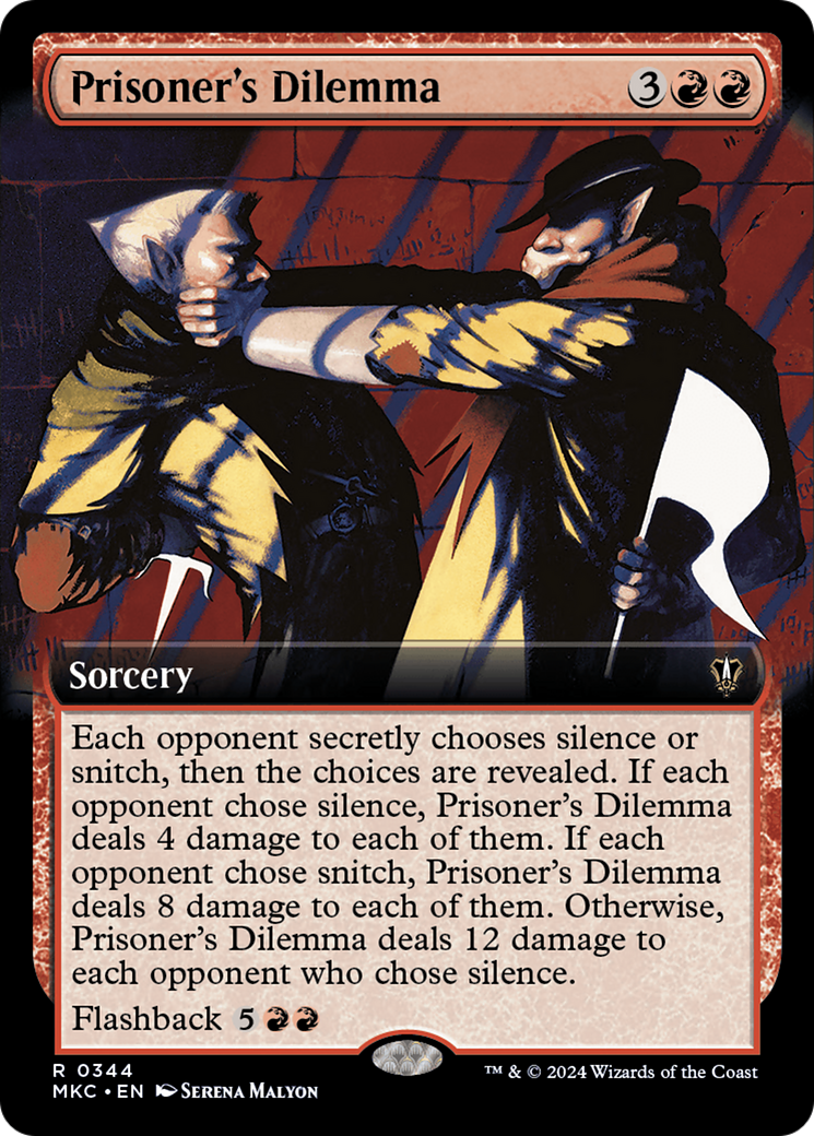 Prisoner's Dilemma (MKC-344) - Murders at Karlov Manor Commander: (Extended Art)