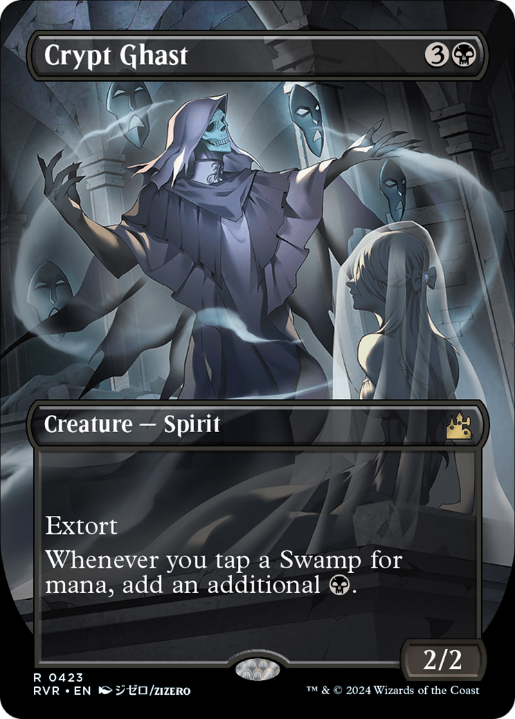 Crypt Ghast (RVR-423) - Ravnica Remastered (Borderless)