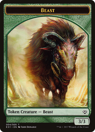 Beast (AC2-004) - Archenemy: Nicol Bolas Tokens