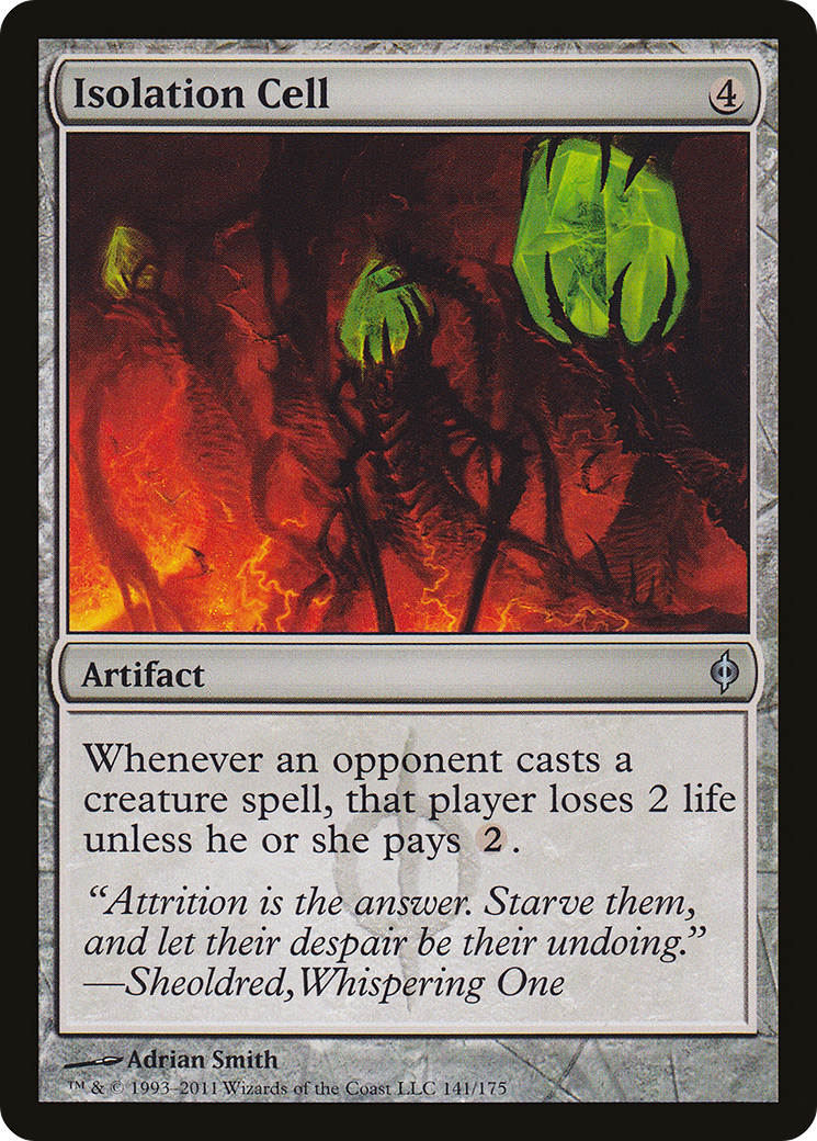 Isolation Cell (NPH-141) - New Phyrexia Foil