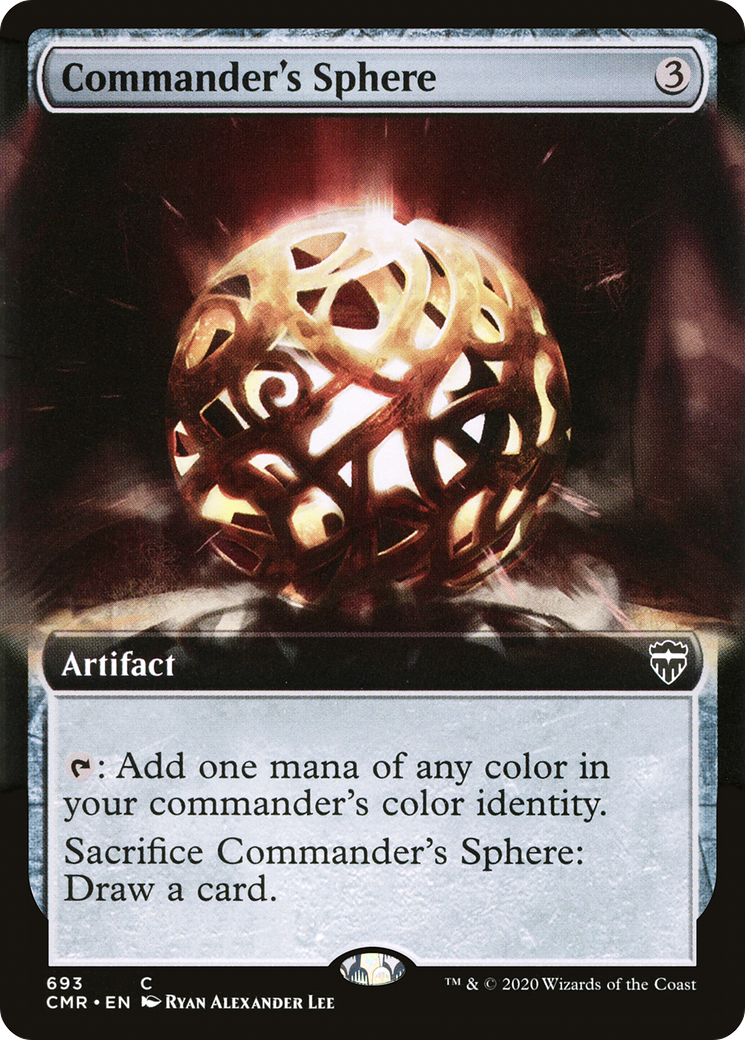 Commander's Sphere (CMR-693) - Commander Legends: (Extended Art) Foil