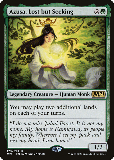 Azusa, Lost but Seeking (PPM21-173) - Core Set 2021 Promos