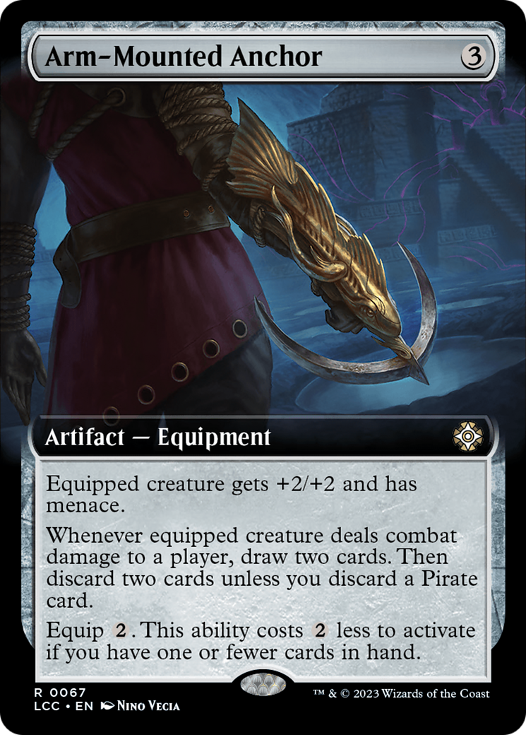Arm-Mounted Anchor (LCC-067) - The Lost Caverns of Ixalan Commander: (Extended Art)