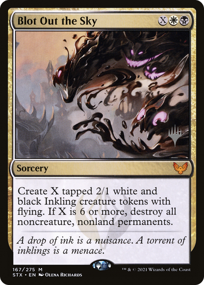 Blot Out the Sky (PPSTX-167) - Strixhaven: School of Mages Promos