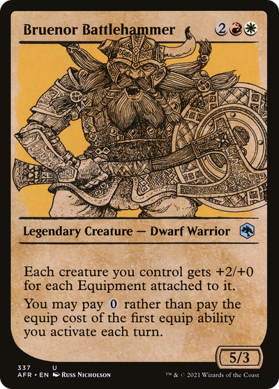 Bruenor Battlehammer (AFR-337) - Adventures in the Forgotten Realms: (Showcase)