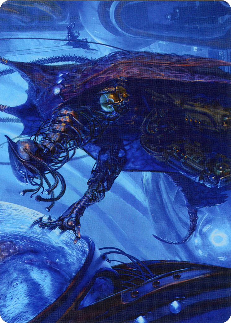 Atmosphere Surgeon // Atmosphere Surgeon (AONE-012) - Phyrexia: All Will Be One Art Series (Borderless) Foil