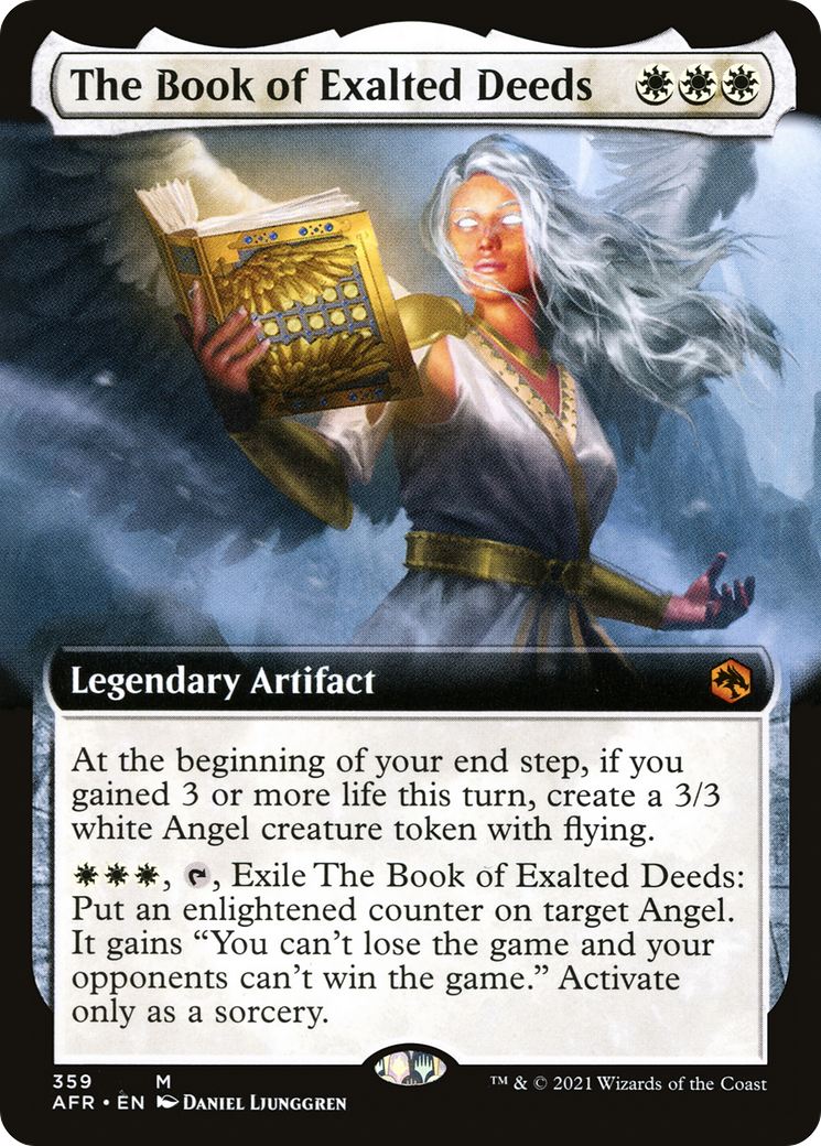 The Book of Exalted Deeds (AFR-359) - Adventures in the Forgotten Realms: (Extended Art) Foil