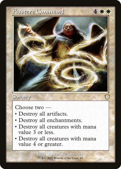 Austere Command (Retro Frame) (BRC-069) - The Brothers' War Commander