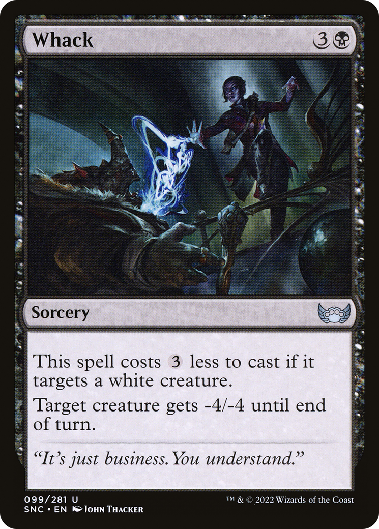 Whack (SNC-099) - Streets of New Capenna Foil
