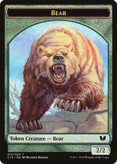 Bear (C15-012) - Commander 2015 Tokens