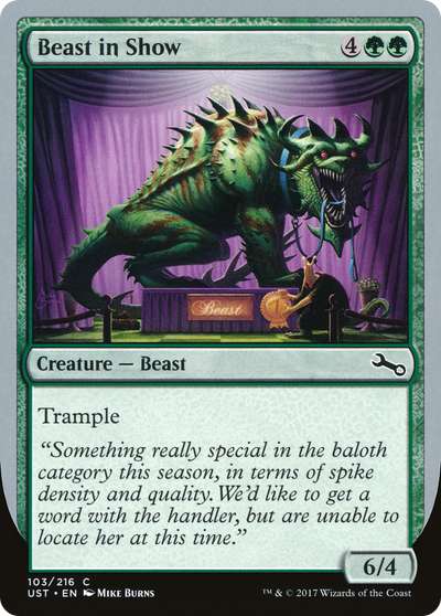 Beast in Show (UST-103C) - Unstable