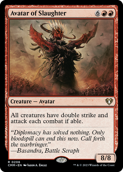 Avatar of Slaughter (CMM-206) - Commander Masters