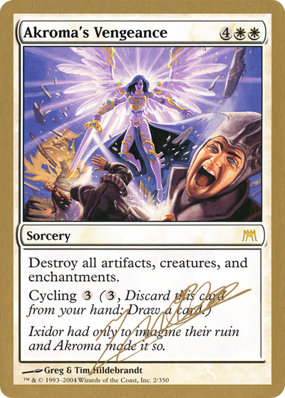 Akroma's Vengeance (WCD-) - World Championship Decks 2004