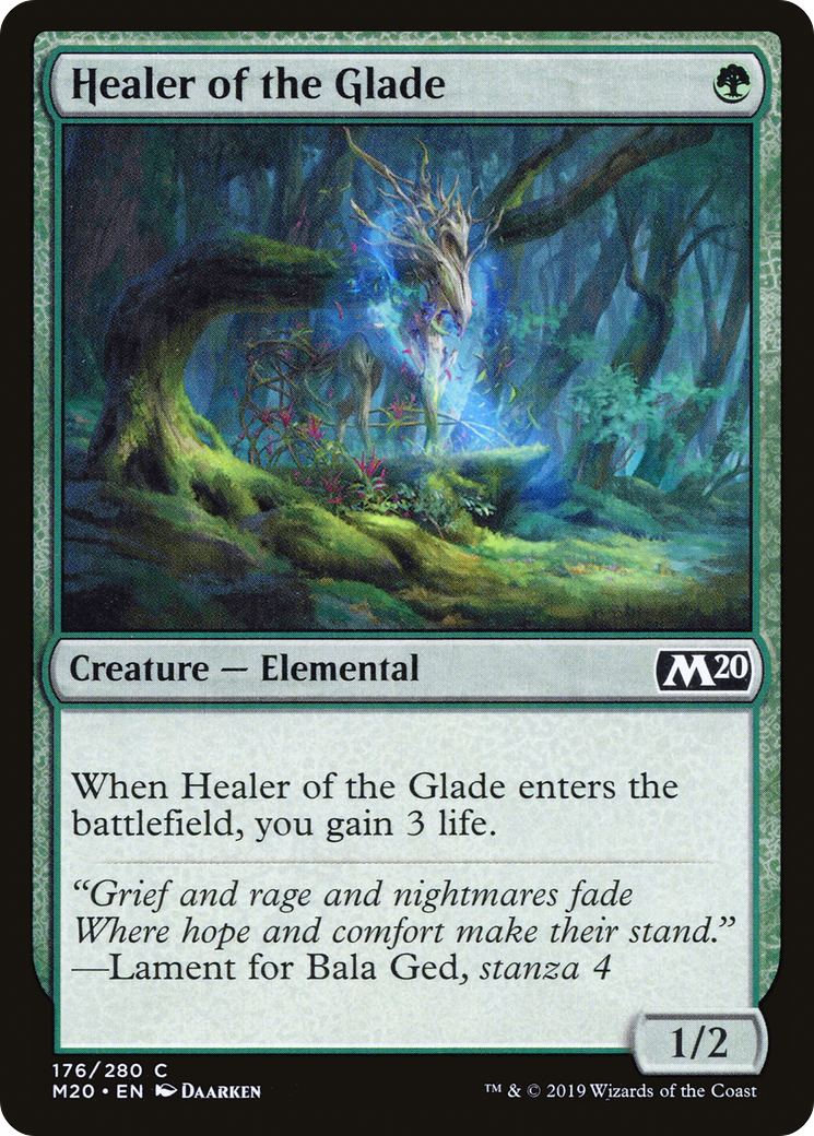 Healer of the Glade (M20-176) - Core Set 2020 Foil